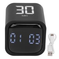 Timer Vibration Mode Type C Fast Charging Pause Function 5min 10min 30min 60min Timing Rotation Timer for Sports for Cooking