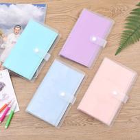 120 kišenių fotoalbumas vizitinių kortelių knyga 3 colių namų nuotraukų laikymo dėklas fotokortelių vizitinių kortelių ID laikiklis Instax nuotraukų verslo krepšys violetinė