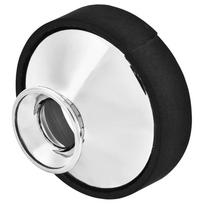 Lade Lightweight ABS Alto Saxophone Mute Sax Dampener Mute Accessory(Silver) sidabras