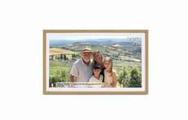 Denver PFF-3263LW digital photo frame Wood 80 cm (31.5") Touchscreen Wi-Fi
