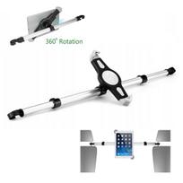 Riff Car holder for two headrests for Tablets 7'' - 11'' Silver
