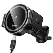 Hoco HW35 MagSafe 15W (air vent) Car charger / holder Black