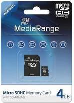 Media Range 4GB microSD, memory card (black, Class 10)