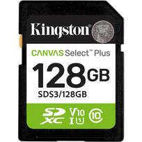 Kingston Canvas Select Plus 128GB SDXC memory card UHS-I U1, Class 10, V10