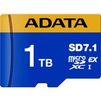 ADATA Premier Extreme microSDXC SD7.1 1 TB, blue/yellow memory card, SD7.1 Express, UHS-I U3, Class 10, V30, Nintendo Switch 2 Ready