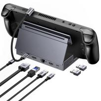 USB-C hub UGREEN CM800 9-in-1 — DisplayPort 4K@120Hz, 3×USB 3.0, USB-C PD passthrough, Gigabit RJ45, SD + microSD