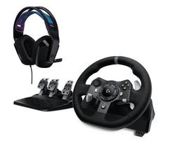 G920 Driving Force USB for Xbox Series X|S, One and PC + G335 Black