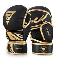 Professional MMA Gloves PU Leather MMA Fighting Martial Arts Boxing Gloves for Muay Thai Training Grappling Martial Arts Mitts S