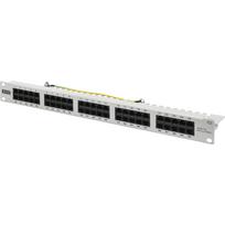 Digitus CAT 3 ISDN patch panel, unshielded, 50 port (gray, 1 U)