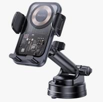 Automatinis laikiklis yesido  15W Suction Cup Car Wireless Charging Holder Black