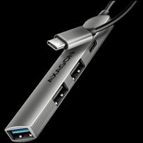 HUE-STC ALU STRIP USB-C 4 port hub