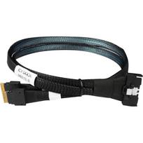 ICY BOX cable MCIO x8 SFF-TA-1016 > 2x SlimSAS x4 SFF-8654 black, 50cm