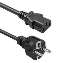 Qoltec Power cable SCHUKO CEE 7/7 (E/F) | IEC C13 | 3x1.00mm² | Pure copper Cu | 3m