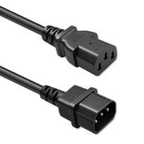 Qoltec Power cable IEC C13 | C14 | 3x0.75mm² | Pure copper Cu | 2m