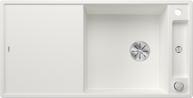 Virtuvės kriauklė Blanco Axia III XL 6 Silgranito, 100x51 cm, su stiklo pjaustymo lenta, InFino, balta 523514