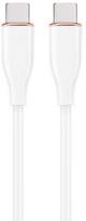 Cable Gembird Premium silicon USB Type-C Male - USB Type-C Male 1.5m White