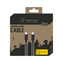 Tactical Smooth Thread USB-C/USB-C Cable 0.3m / black