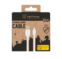Tactical Stitch Thread USB-A/USB-C Cable 2m / white