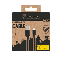 Tactical Stitch Thread USB-A/USB-C Cable 2m / black