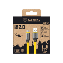 Tactical Fat Man 2.0 USB-A/USB-C Cable 1m / yellow