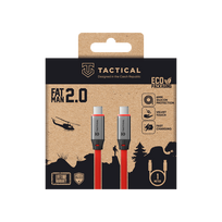 Tactical Fat Man 2.0 USB-C/USB-C Cable 1m / red