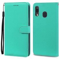 A40 dėklas Samsung Galaxy A40 dėklas Odinis piniginės tipo atverčiamas dėklas Samsung A40 A 40 dėklas SM-A405F dangtelis Coque Fundas Etui Capa For Samsung A40 dangaus mėlyna spalva