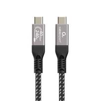 Gembird CCBP-USB4-CMCM240-0.3M Premium USB4 Type-C charging and data cable, 40Gbps, 240 W, 0.3m
