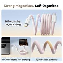 Baseus Dynamic 4 Pro Series Data Cable USB-C - USB-C 100W 1m / Baby Pink