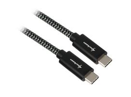 Sharkoon USB 3.1 C-C black / grey 0.5m - Aluminum + Braid