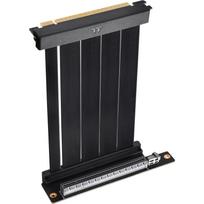 Thermaltake PCI-E 4.0 Dual 90 Riser Cable (black, 13cm)