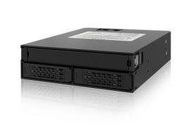 ICY DOCK MB994IPO-3SB Dual 2.5-Inch SATA SSD/HDD Mobile Rack with Slim Optical Drive Bay