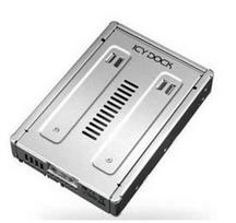 ICY DOCK MB982IP-1S-1 2.5-Inch to 3.5-Inch SATA/SAS SSD/HDD Converter, Silver