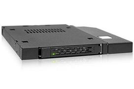 ICY DOCK ToughArmor MB411SPO-B 2.5-Inch SATA/SAS Mobile Rack with Slim Optical Drive Bay