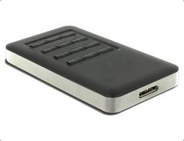DeLOCK External housing M.2/KeyB SSD->USB 3.0 B - Socket with encryption function