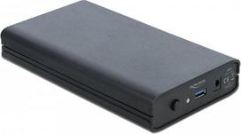 DeLOCK 42612 storage drive enclosure 3.5" HDD enclosure Black, Drive cases