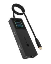 ICY BOX Spade Dock 4038, 7-in-1 DockingStation with LCD-Display and PD 100 W