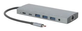 Mobilis 020028 laptop dock/port replicator Wired USB 3.2 Gen 1 (3.1 Gen 1) Type-C Grey