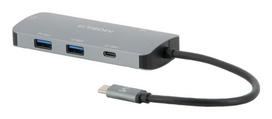 Mobilis 001382 laptop dock/port replicator Wired USB 3.2 Gen 1 (3.1 Gen 1) Type-C Black, Grey