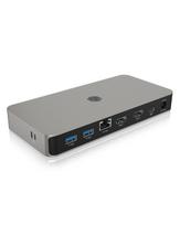 ICY BOX 10-in-1 USB4 Type-C DockingStation with dual video output