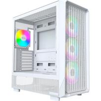 Montech X5, tower case white, tempered glass
