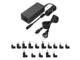Conceptronic OZUL08B15 90W Universal Laptop Charger, 15 Charging Tips incl.