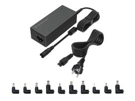 Conceptronic OZUL08B10 90W Universal Laptop Charger, 10 Charging Tips incl.
