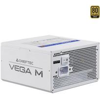 Chieftec Vega M 850W White, PC power supply white, 1x 12 pin high power GPU, 4x PCIe, cable management, 850 watts