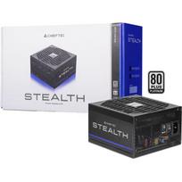 Chieftec Stealth 1000W, PC power supply black, 1x 12-pin high power GPU, 3x PCIe, cable management, 1000 watts