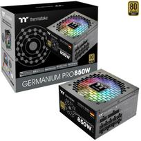 Thermaltake Germanium Pro RGB 850W (black, 1x 12-pin high power GPU, 4x PCIe, cable management, 850 watts)