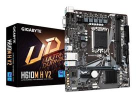 GIGABYTE H610M H V2 DDR4 Motherboard - Supports Intel Core 14th CPUs, 6+1+1 Hybrid Digital VRM, up to 3200MHz DDR4 (OC), 1xPCIe 3.0 M.2, GbE LAN, USB 3.2 Gen 1