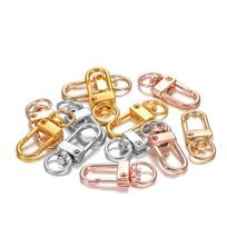 Rotatable Lobster Clasp Keyring: Durable Alloy Color-Preserving Connector for Jewelry and Accessories beige