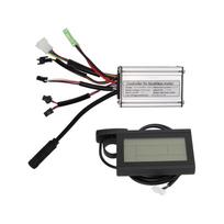 36V 48V 250W Electric Motor Controller Kit KT 15A Motor Controller with LCD3 Display Panel 130X Throttle 8C Sensor