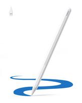 Wireless Bluetooth Stylus PS3 Pro for iPad with Wired Charging, White
