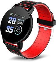 Fitneso apyrankė iWear  Smart Band 119s Plus Fitness Tracker Heart Rate & Sleep Monitor Black Red